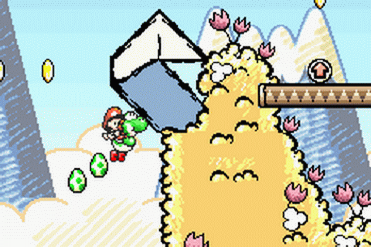 Super Mario Advance 3: Yoshi's Island gameplay for Game Boy Advance (GBA) video game
