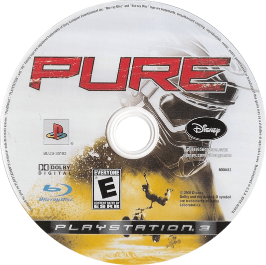 Pure disc for PlayStation 3 PS3 video game