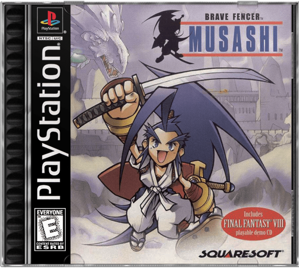 Brave Fencer Musashi cover art for PlayStation 1 (PS1) video game