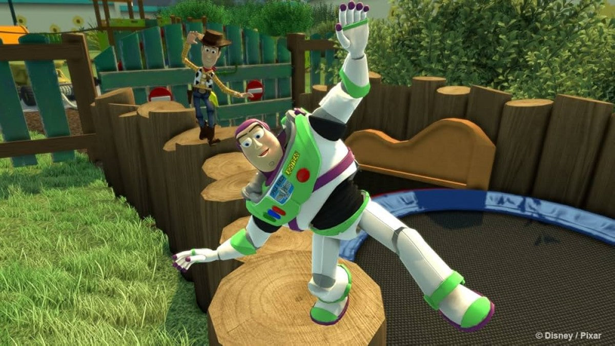 Kinect Rush: Disney Pixar Adventure for Xbox 360 with motion-based gameplay featuring popular Pixar characters gameplay