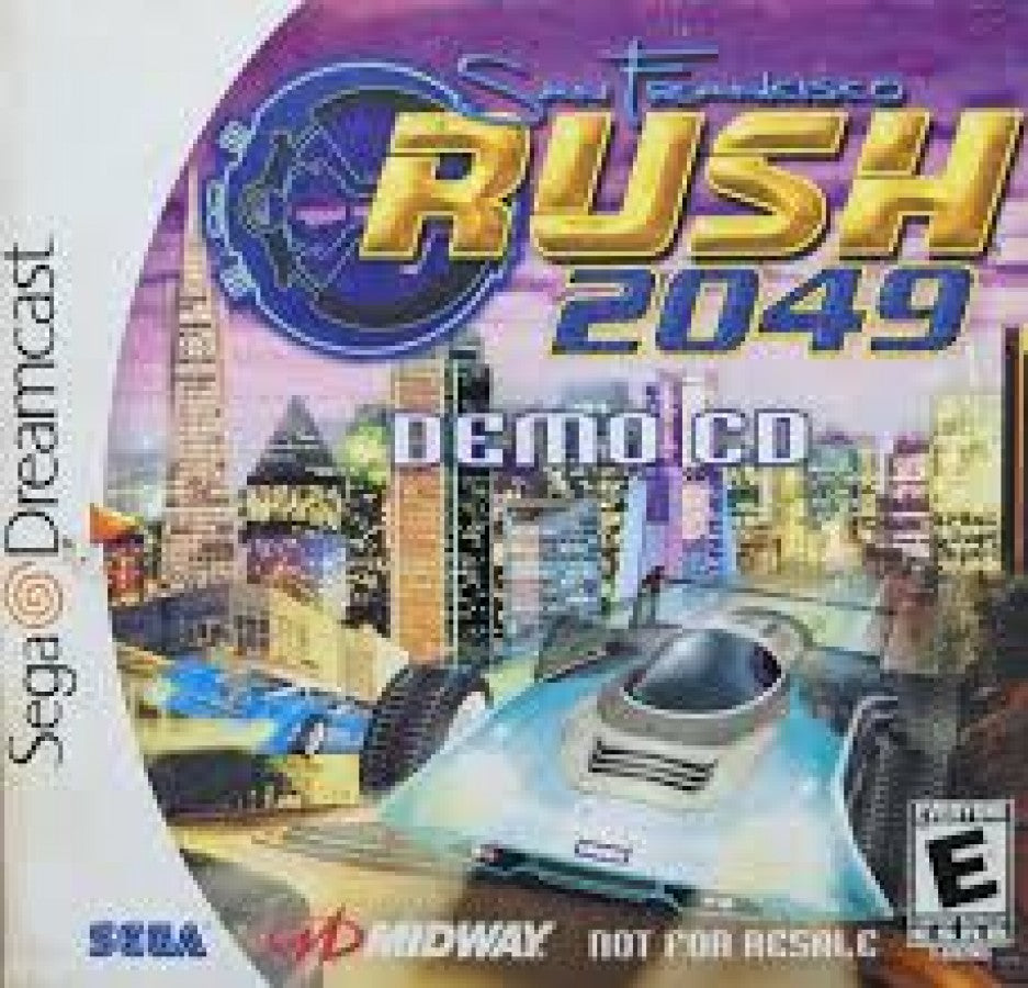 San Francisco Rush 2049 reproduction art cover for Sega Dreamcast (DC) video game