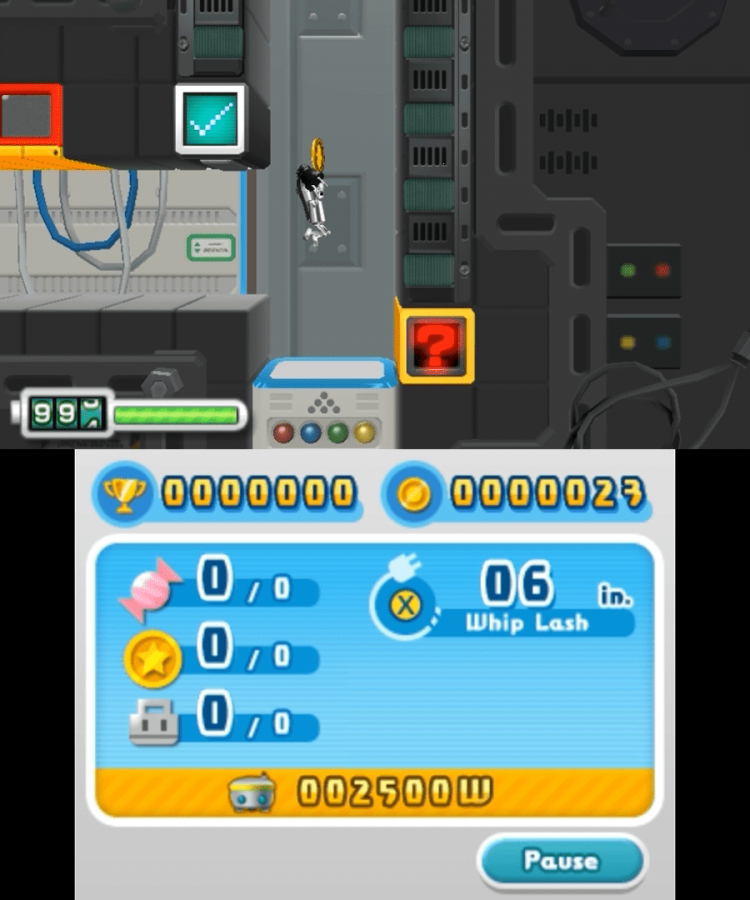 Chibi-Robo: Zip Lash gameplay for Nintendo 3DS (3DS) platformer video game