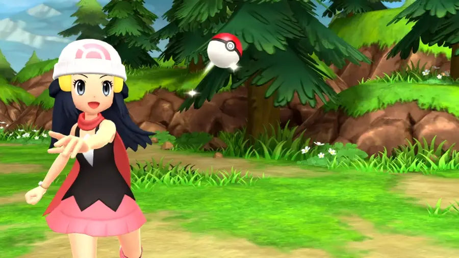 Pokemon: Brilliant Diamond – Nintendo Switch (NS) gameplay image for video game for NS
