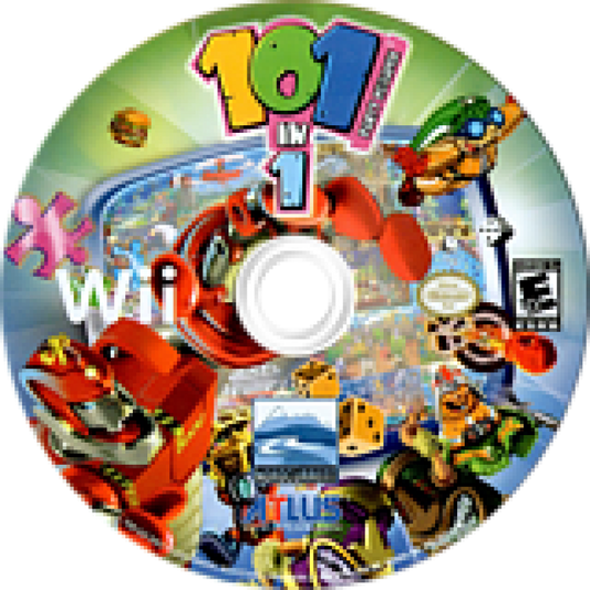101-in-1 Party Megamix disc art for Nintendo Wii (Wii) video game