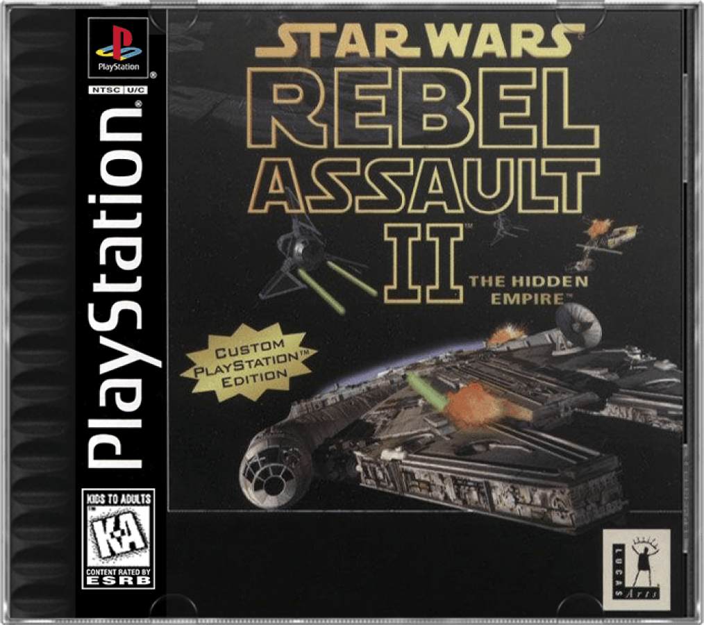 Star Wars: Rebel Assault II cover art for PlayStation 1 (PS1) video game