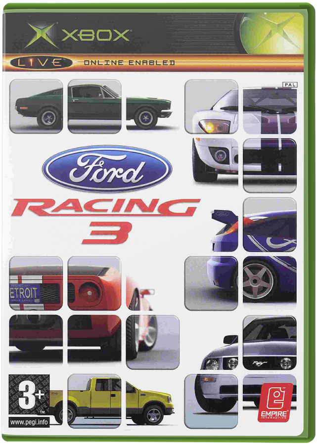 Ford Racing 3 – Xbox (XBOX) cover art for video game for XBOX