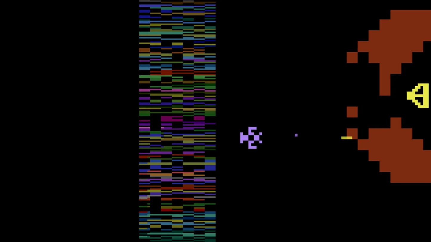 Pong / Asteroids / Yar's Revenge cover art for Game Boy Advance (GBA) video game gameplay