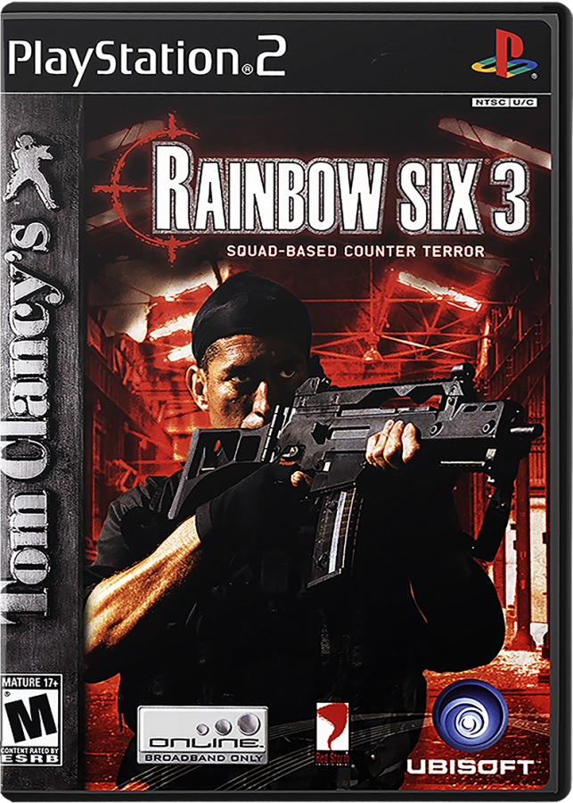 Tom Clancy's Rainbow Six 3 cover art for PlayStation 2 (PS2) video game