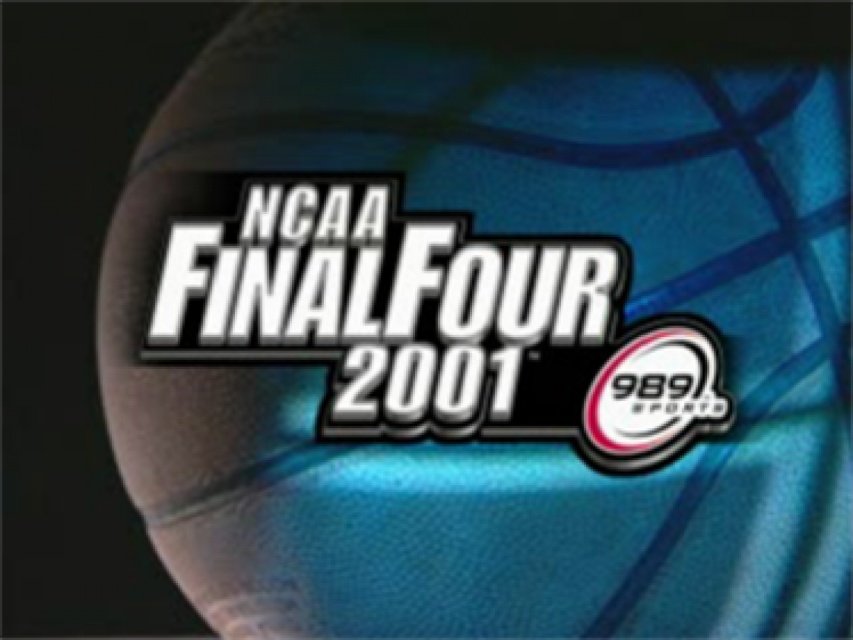 NCAA Final Four 2001 titlepage for PlayStation 1 (PS1) video game