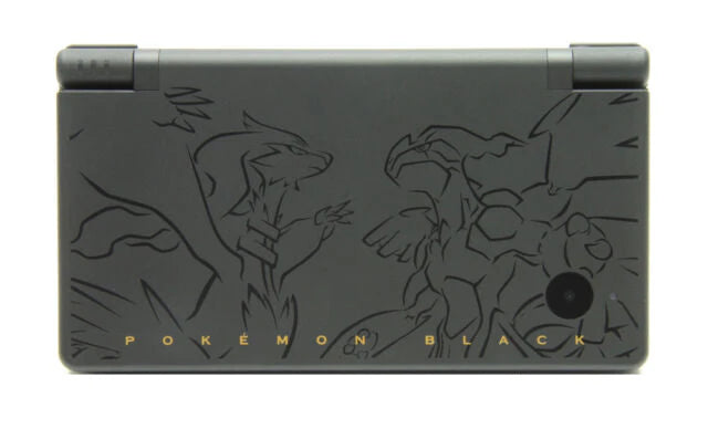 pokemon black edition nintendo dsi handheld console featuring limited edition design, dual screens, built in camera, and collectible value for retro gaming fans
