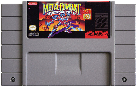 Rise of the Robots Super Nintendo Entertainment System SNES retro video game fighting action featuring robotic combat challenging battles futuristic robot gameplay mechanical enemies classic 16 bit graphics Super Nintendo gaming experience retro game collection appeal cartridge
