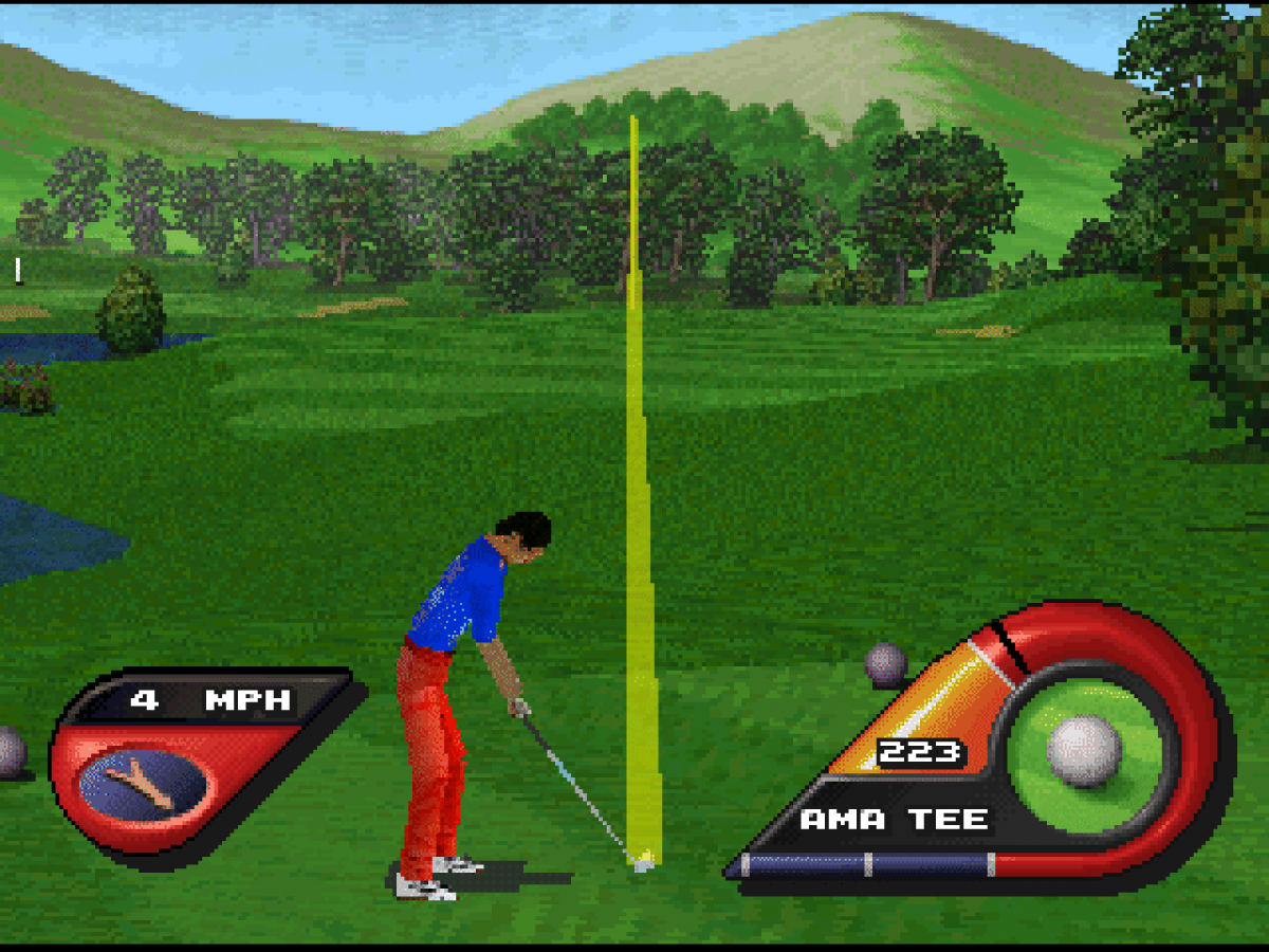 Fox Sports Golf '99 gameplay for PlayStation 1 (PS1) retro golf video game