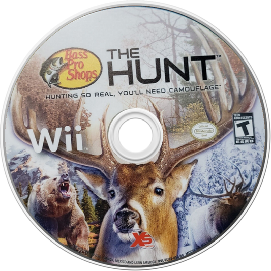 Bass Pro Shops: The Hunt disc art for Nintendo Wii (Wii) video game