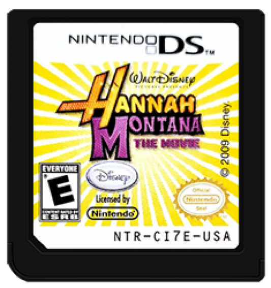 Hannah Montana: The Movie cartridge for Nintendo DS (DS) music rhythm adventure video game