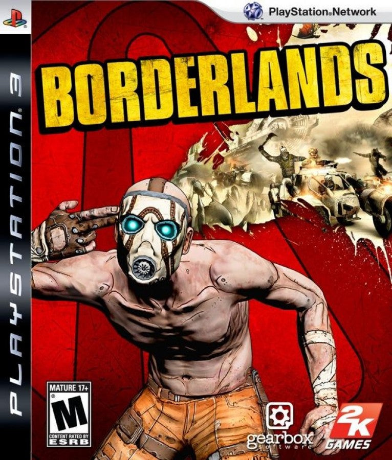 Borderlands cover art for PlayStation 3 (PS3) video game