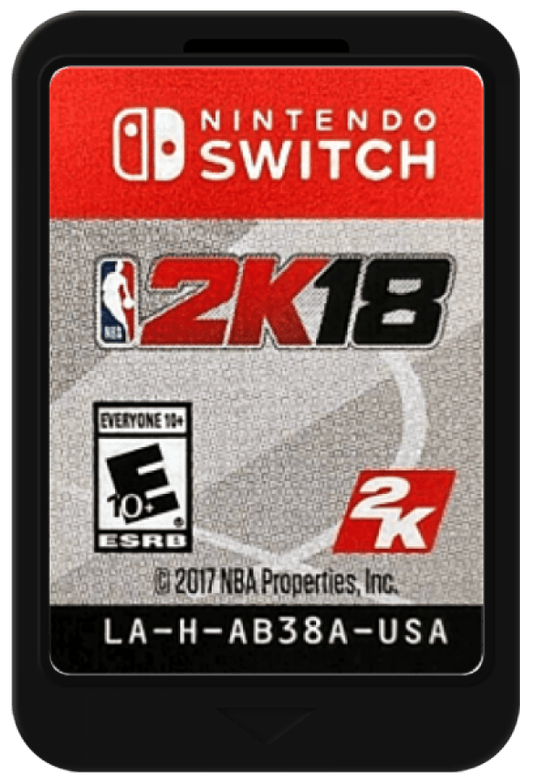 NBA 2K18 cartridge for Nintendo Switch NS video game