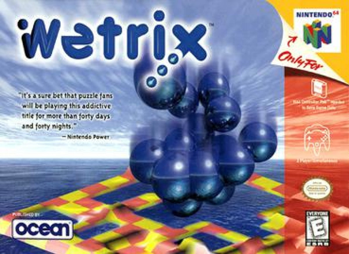 Wetrix cover art for Nintendo 64 N64 video game