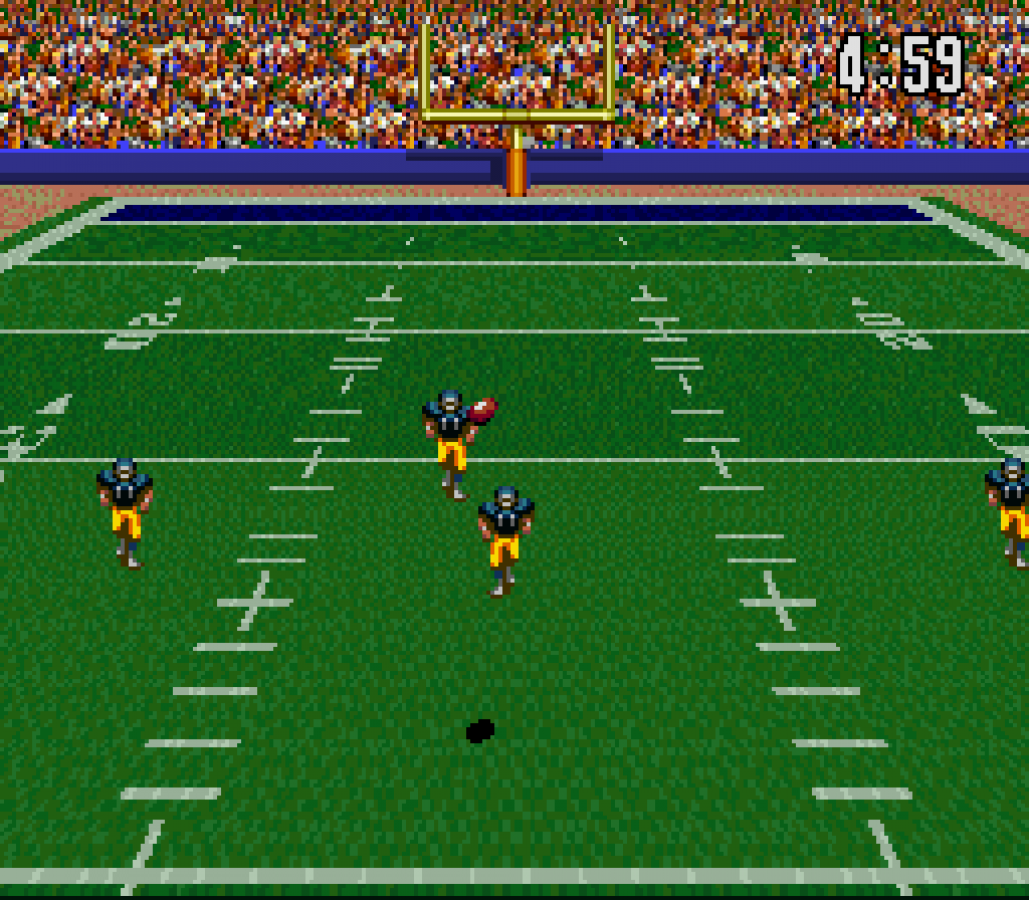 ABC Monday Night Football game play image for Super Nintendo Entertainment System SNES retro video game