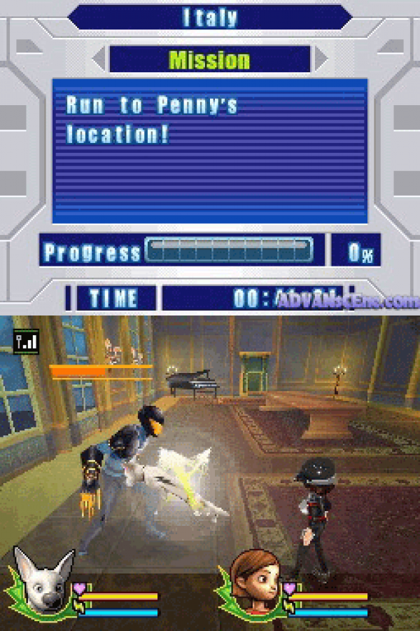 Disney Bolt gameplay for Nintendo DS (DS) action adventure video game