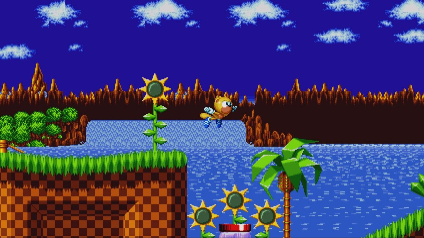 Sonic Mania Plus PlayStation 4 PS4 2D platformer video game Sega Genesis classic style return to form featuring Sonic Tails Knuckles Mighty Ray remixed classic zones new Encore Mode competitive multiplayer time attack gameplay