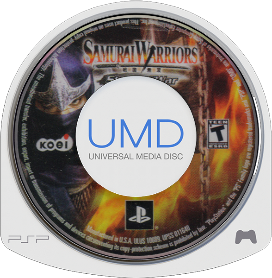 Samurai Warriors: State of War cover art for PlayStation Portable (PSP) video game