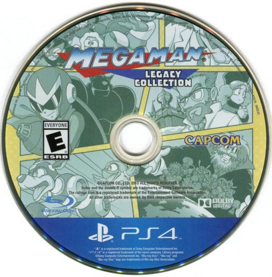 Mega Man Legacy Collection – PlayStation 4 (PS4) video game disc, action platformer game