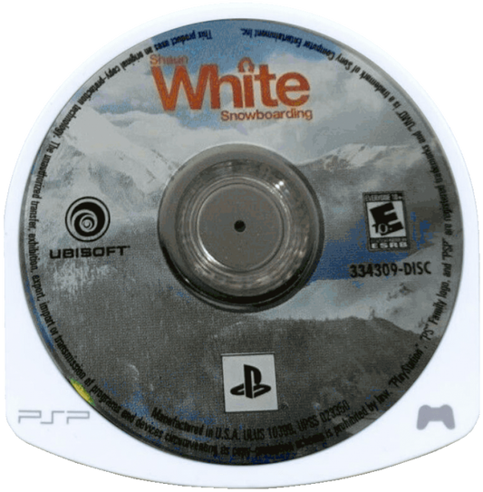 Shaun White Snowboarding disc for PlayStation Portable (PSP) snowboarding sports game