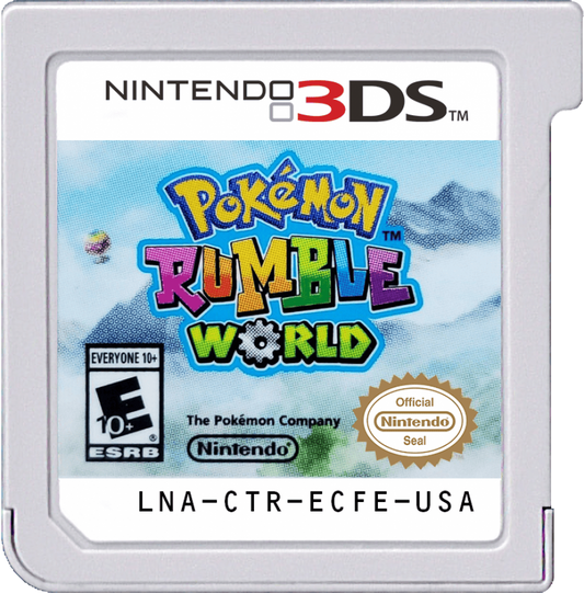Pokémon Rumble World cartridge for Nintendo 3DS (3DS) video game