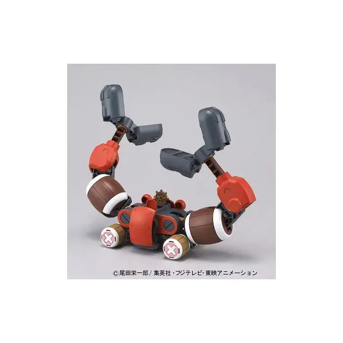 Chopper Robo Crane One Piece Bandai Hobby Chopper Robo model kit inspired design featuring buildable robotic vehicle aesthetic Tony Tony Chopper themed mechanical construction colorful anime inspired design articulated components collectible model building and display presentation
