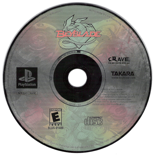 Beyblade: Let It Rip disc for PlayStation 1 (PS1) retro video game