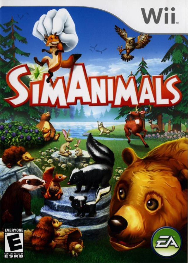Sim Animals cover art for Nintendo Wii (Wii) video game