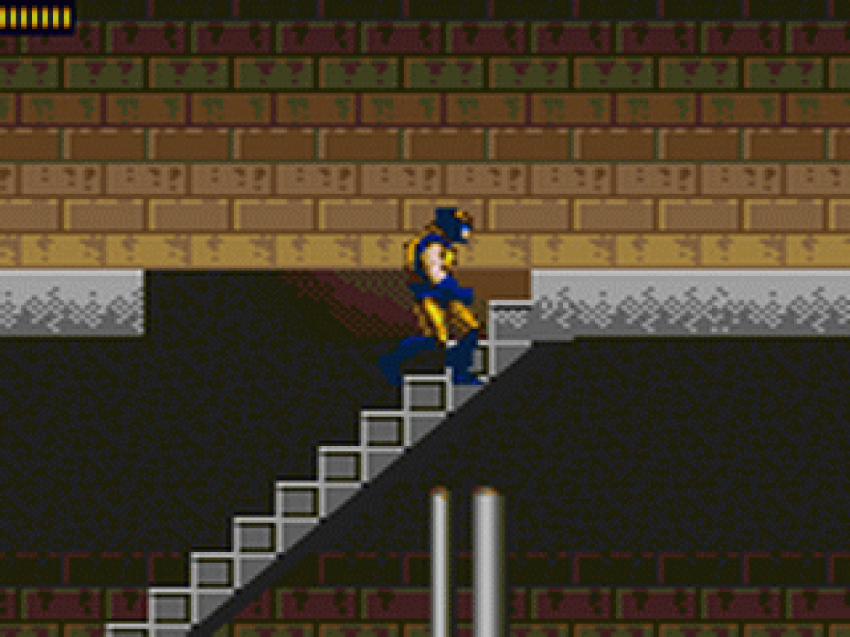 X-Men: Mojo World gameplay art for Sega Game Gear (GG) video game