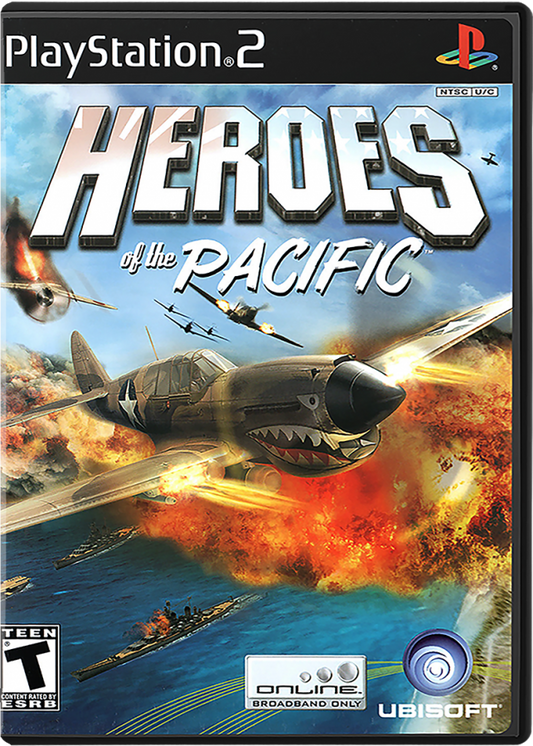 Heroes of the Pacific cover art for PlayStation 2 (PS2) video game