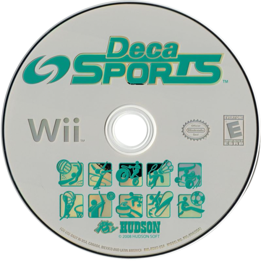 Deca Sports disc for Nintendo Wii (Wii) video game
