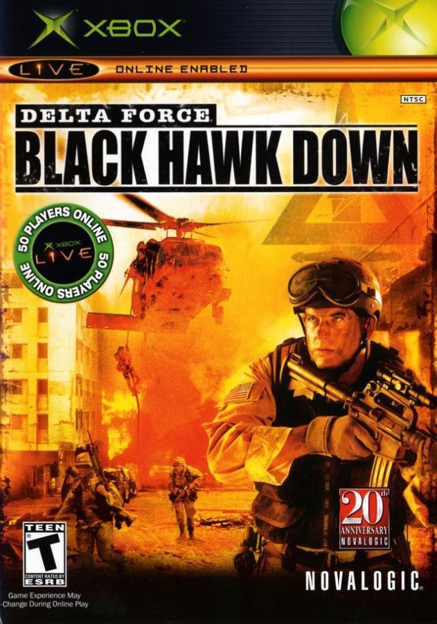 Delta Force: Black Hawk Down cover art for Xbox (XBOX) video game