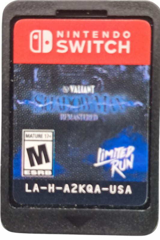 Shadow Man Remastered Nintendo Switch inspired design featuring dark supernatural action adventure aesthetic voodoo mythology inspired world eerie parallel dimensions intense combat atmospheric exploration enhanced classic gameplay presentation cartridge