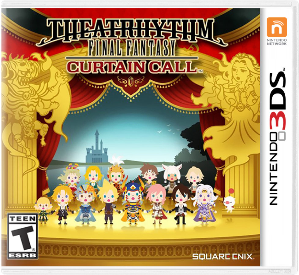 Theatrhythm Final Fantasy: Curtain Call cover art for Nintendo 3DS (3DS) video game