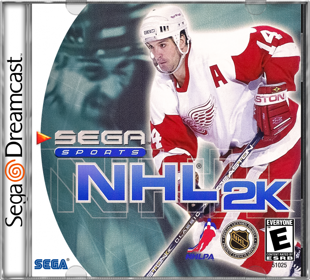 NHL 2K cover art for Sega Dreamcast (DC) video game