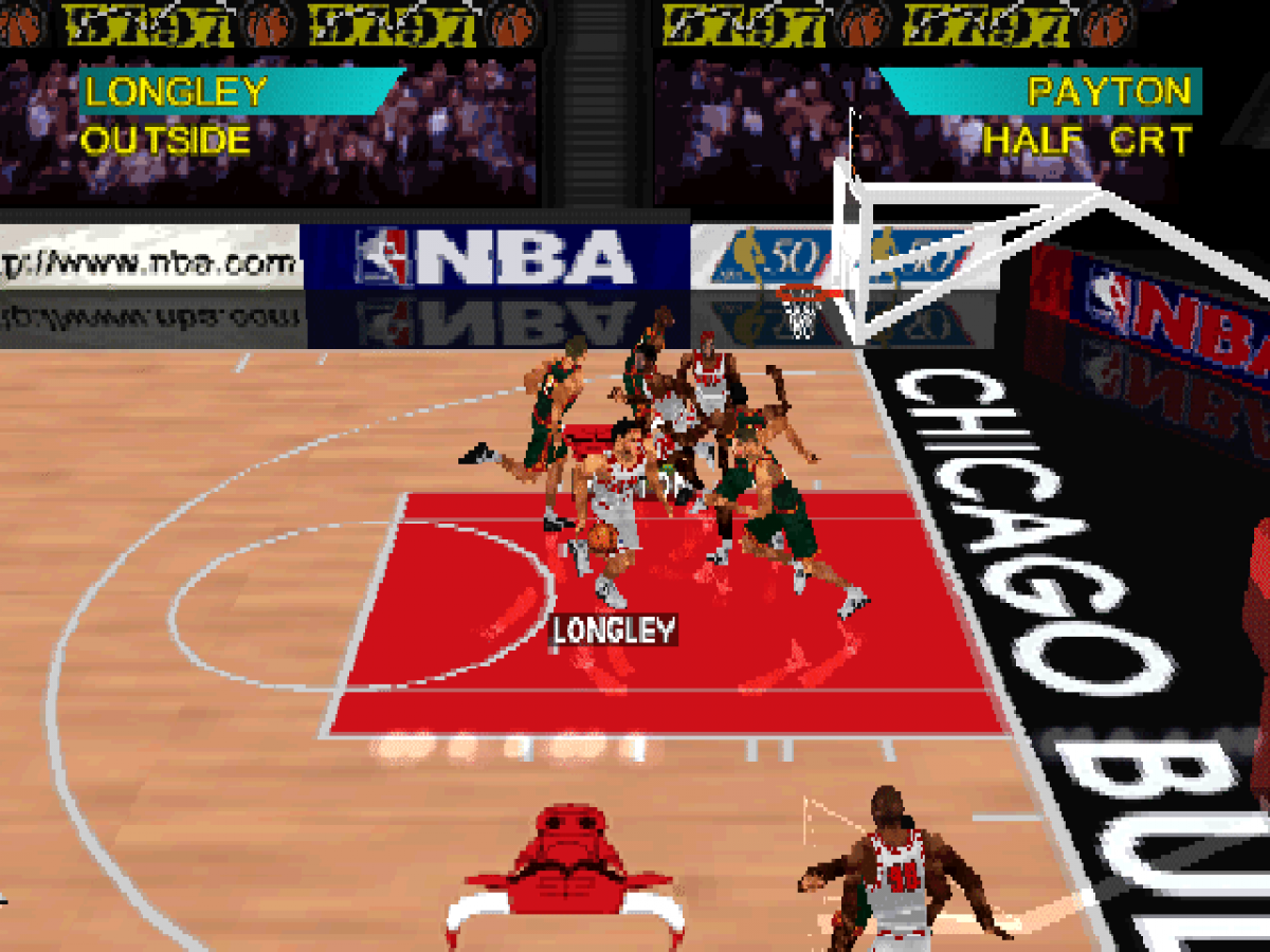 NBA ShootOut 97 gameplay for PlayStation 1 (PS1) retro basketball video game
