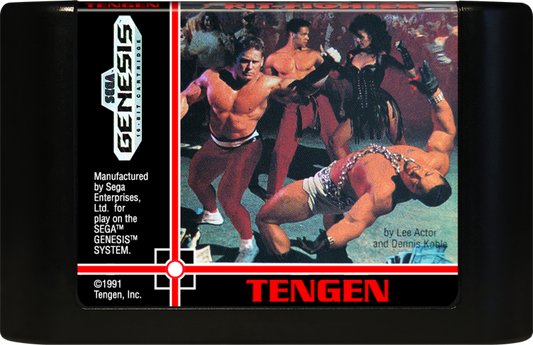 Pit Fighter cartridge for Sega Genesis (GEN) video game
