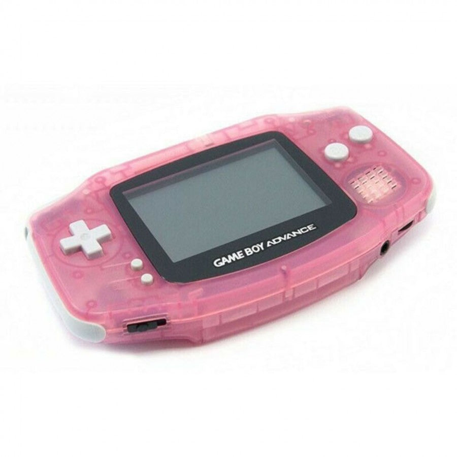 Game Boy Advance Clear Pink Fuchsia handheld console