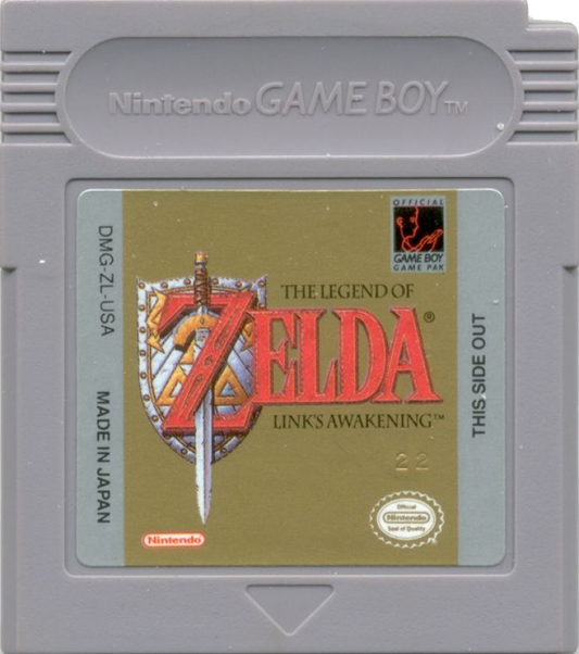 The Legend of Zelda: Link's Awakening Nintendo Game Boy GB for action adventure retro video game fans featuring epic exploration dungeon crawling puzzle solving sword combat memorable characters fantasy island adventure classic handheld gaming collectible gaming appeal cartridge