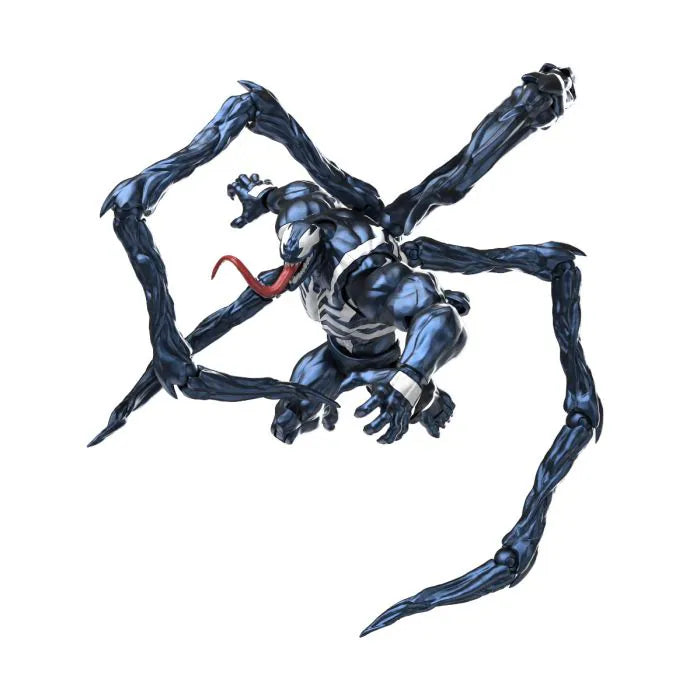 Blokees Marvel Rivals Champion Class 08 Venom collectible model kit inspired design featuring symbiote antihero aesthetic menacing black alien symbiote form detailed buildable armor components exaggerated muscular design Marvel gaming universe themed display figure collectible presentation