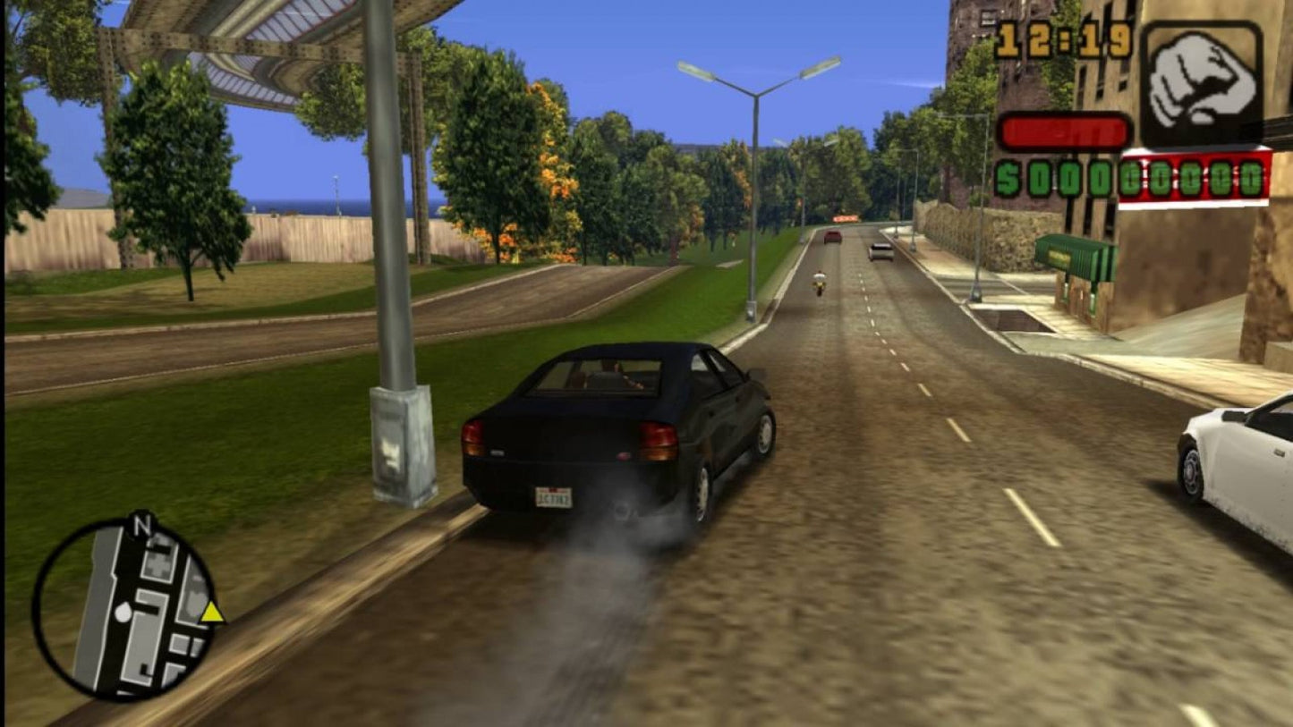 Grand Theft Auto: Liberty City Stories gameplay for PlayStation Portable (PSP) open-world action-adventure video game