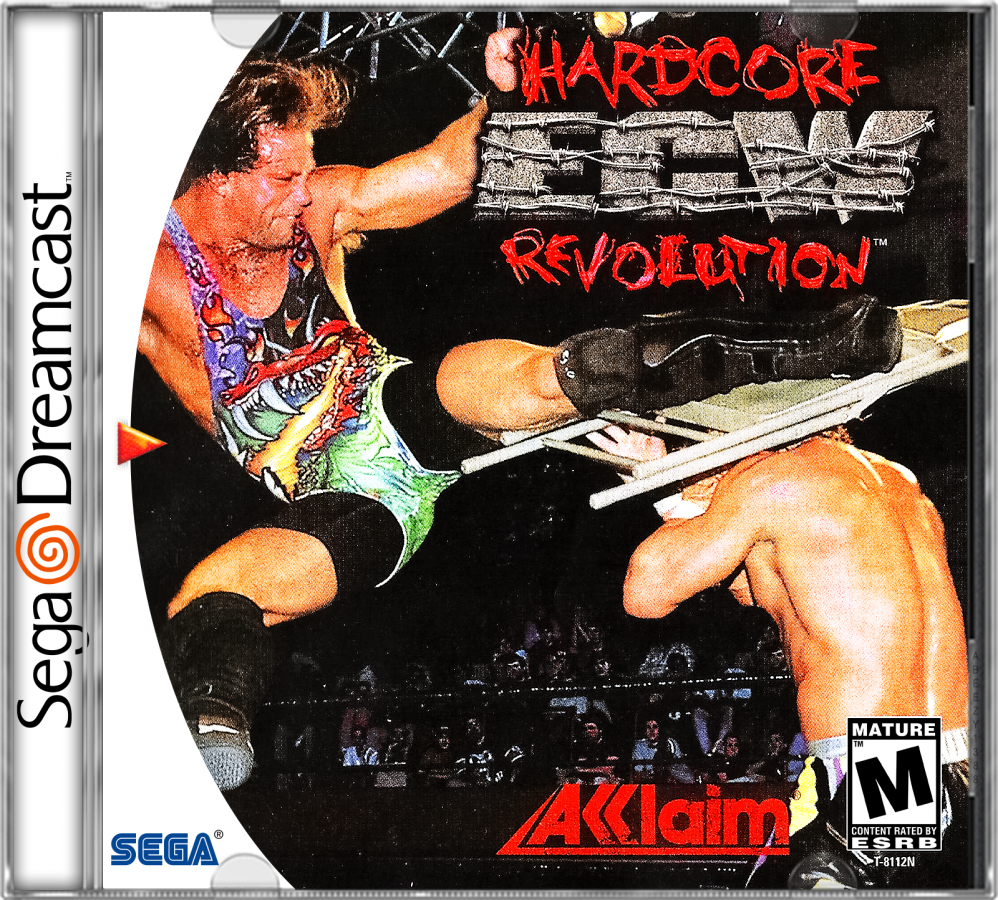 ECW Hardcore Revolution cover art for Sega Dreamcast (DC) video game