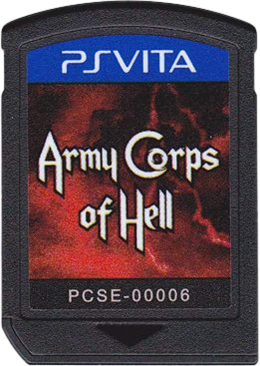 Army Corps of Hell cartridge for PlayStation VITA (PS VITA) video game