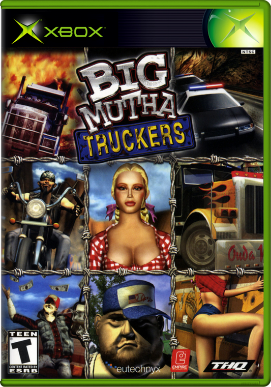 Big Mutha Truckers cover art for Xbox (XBOX) video game