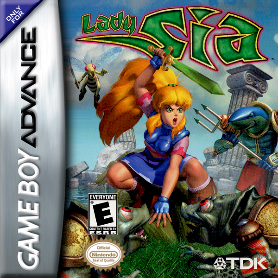 Lady Sia cover art for Game Boy Advance (GBA) video game