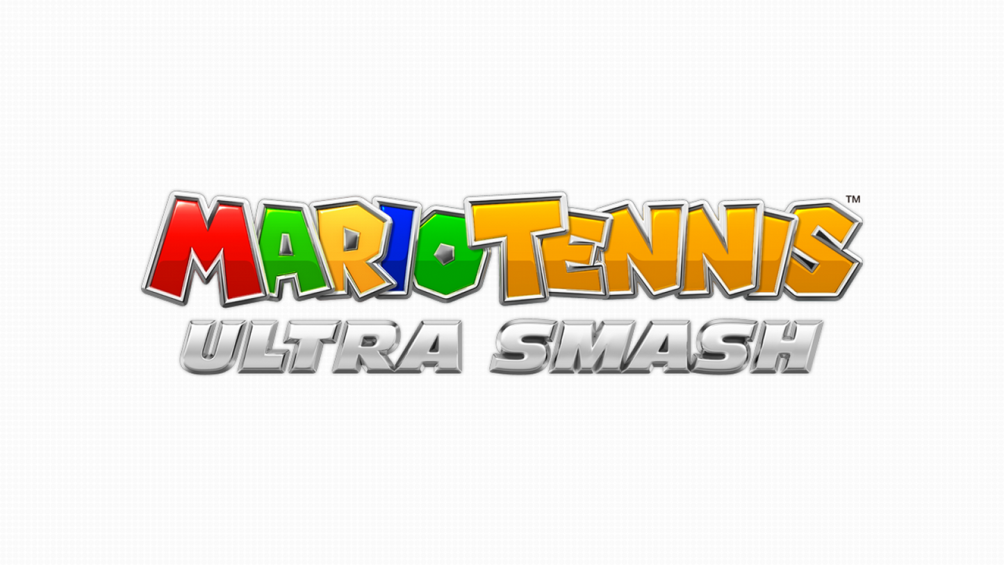 Mario Tennis: Ultra Smash title screen imagery art for Nintendo Wii U (WiiU) video game