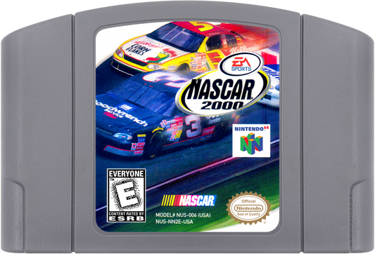 Nascar 2000 cartridge for Nintendo 64 N64 video game